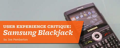 Idlemode UE Critique: Samsung Blackjack